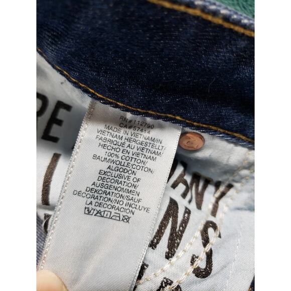 True Religion Jeans Size 26 Womens Blue Stretch Starr Cropped Straight NWT - Picture 6 of 16